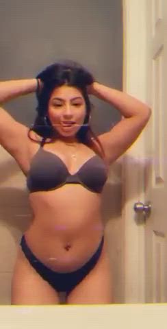 amateur ass cute dancing latina natural tits naughty allie nude onlyfans clip