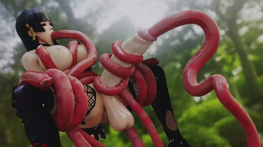 [fak3d3athSFM] Tentacle x Nyotengu