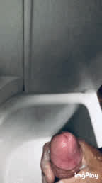 cock cum cumshot shower solo clip