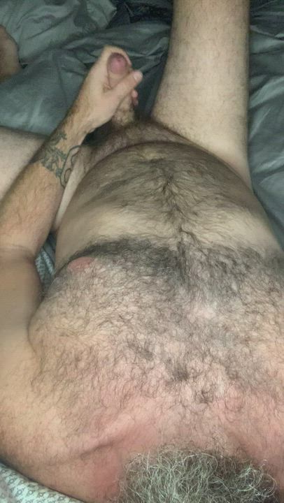 bear big dick jerk off clip