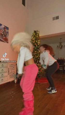 blonde thong tiktok clip
