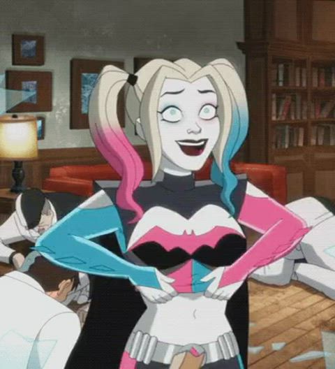 Jerking to Harley Quinn