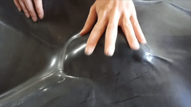 fetish handjob latex rubber clip