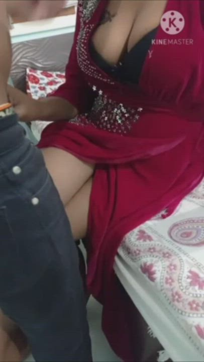 Busty Open Minded South Indian Wifey In horny mood passionately Riding/Enjoying With