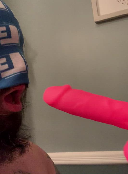 Dildo Face Fuck Swallowing clip