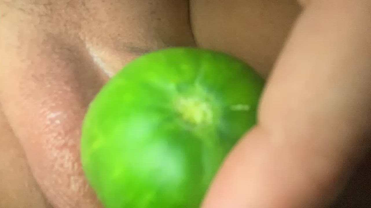 Cucumber Female Wet Pussy clip