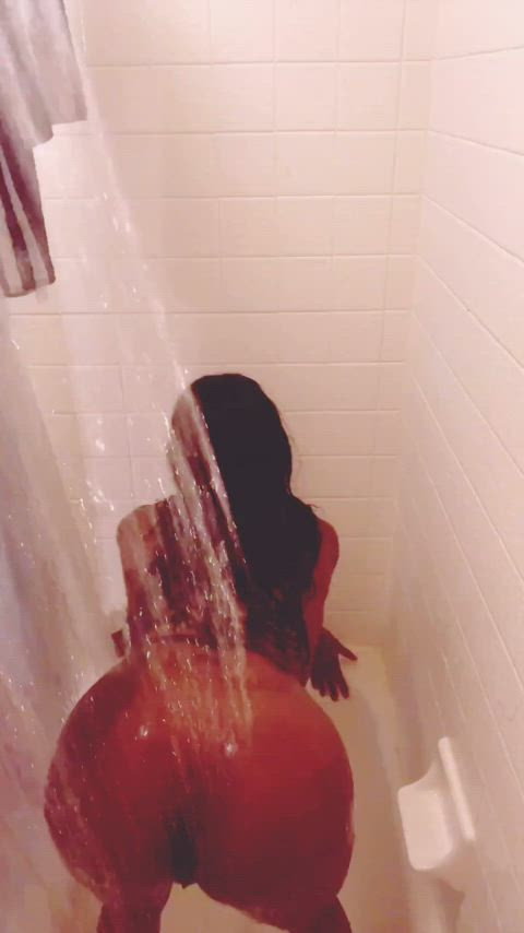 ass ebony prostitute shower solo thot clip