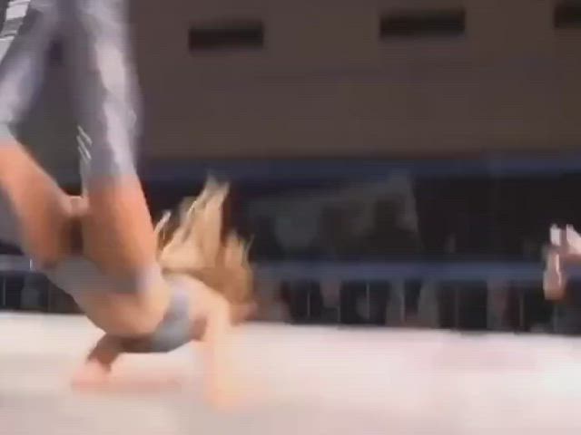 Ass Spread Jiggling Wrestling clip