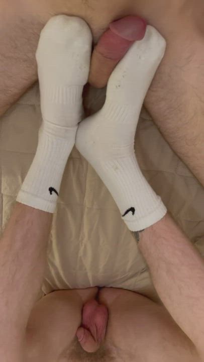 Cum Feet Fetish Socks clip