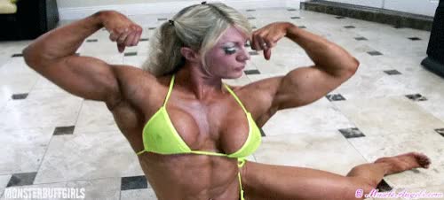 female with muscle
