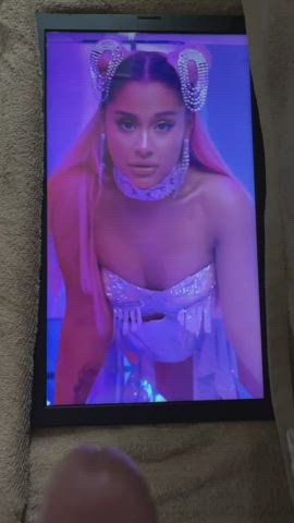 Ariana Grande Celebrity Cum Cumshot Tribute clip