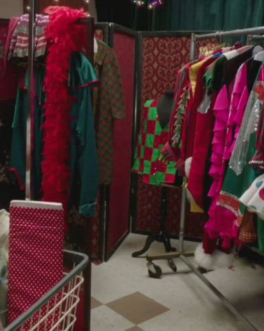 alison brie christmas dancing clip