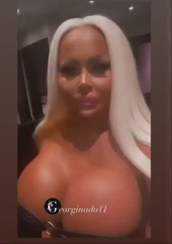 Blonde Fake Tits Huge Tits clip