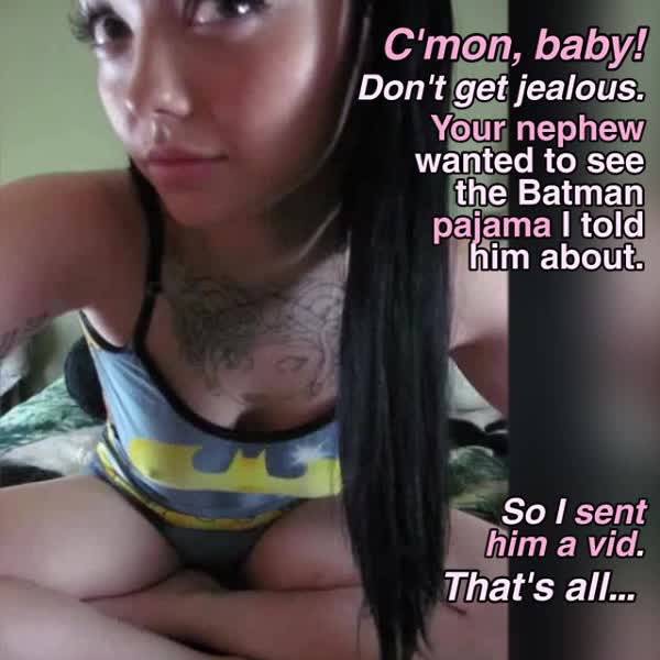 She sent him just a video in pajamas [Gf/Nephew/Cheating]