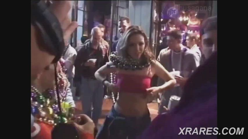 boobs flashing party clip