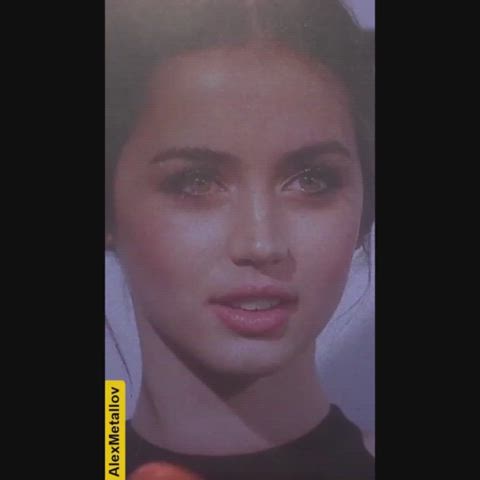 ana de armas big dick celebrity cock cum cumshot male masturbation masturbating moaning