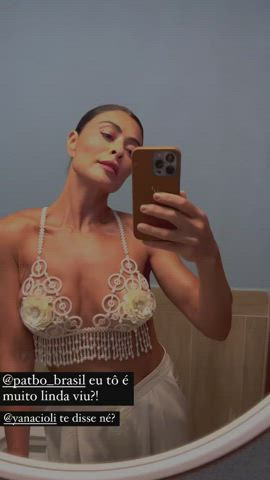 big tits brazilian brunette celebrity cleavage milf clip