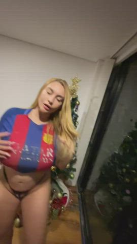 boobs colombian football latina tits clip