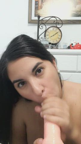 Blowjob Boobs Chubby Dildo Latina Licking Role Play Sucking Tits clip