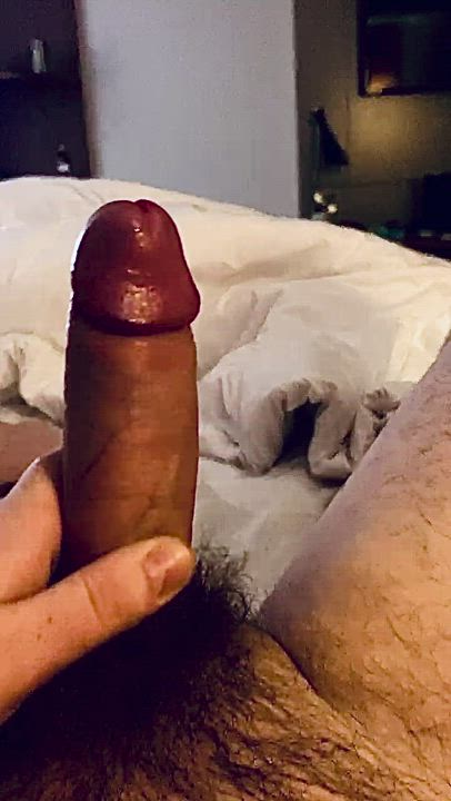 Edging Hairy Penis clip