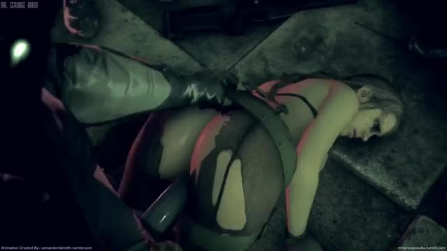 MGS Quiet anal fucked