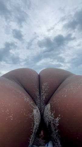 anal anal play beach butt plug buttplug cock ring outdoor public r/caughtpublic clip