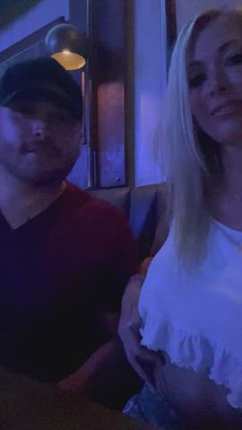 Exhibitionist Flashing Stranger r/ExposedToStrangers Porn GIF by hollyhotwife