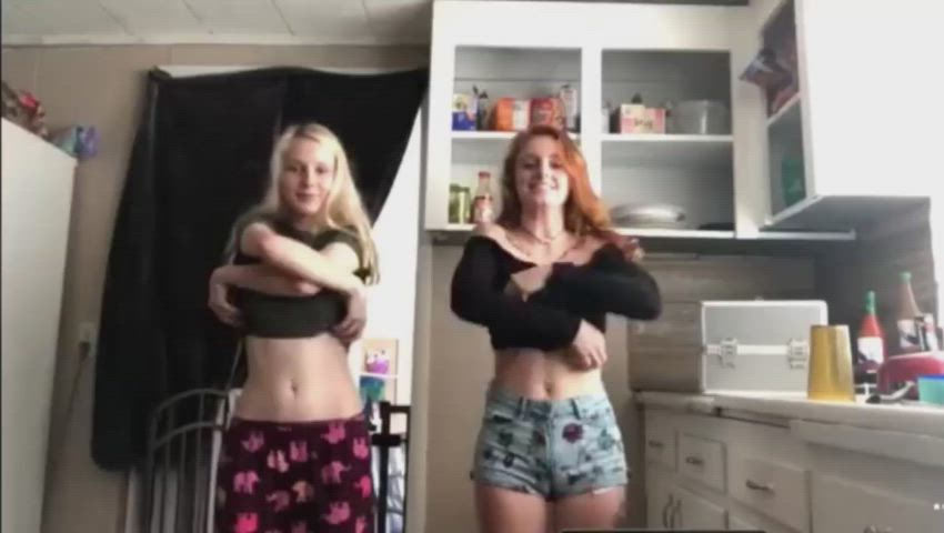 Two hot teens revealing their amazing bodies