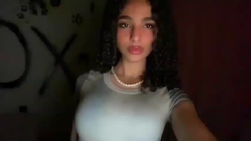 amateur arab big tits brunette homemade natural tits tiktok clip