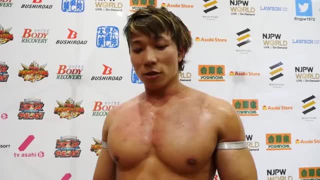 BEST OF THE SUPER Jr. 25  (May 25) - Post-match Interview [2nd match]