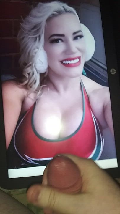 Welcum to the WWE Taya Valkyrie, Cum Tribute for her big tits