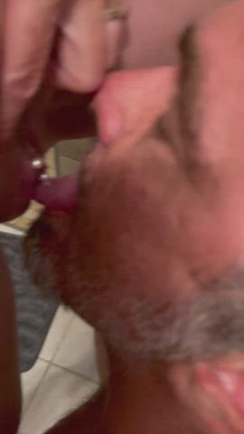 Slave, Ex Hubby Boss eating my clit