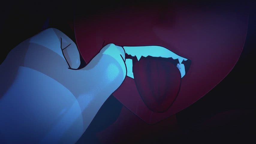 animation cumshot deep penetration monster girl clip