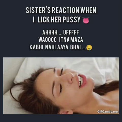 brother caption cousin desi pussy licking sister clip
