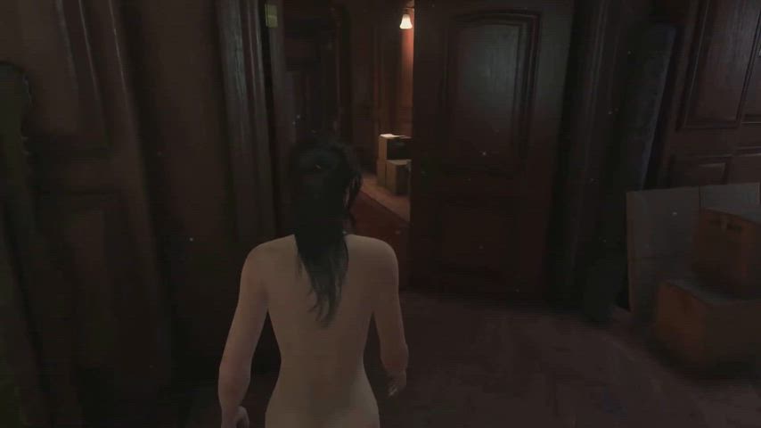 animation ass big tits booty edit lara croft nude rule34 tits clip