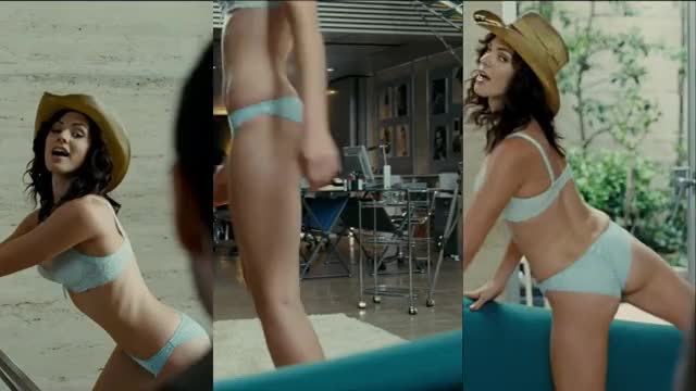 Daisy Betts - Shutter (2008) - split-screen, mini-loop edit of her in lingerie (backstory