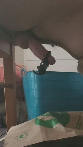 Having some fun with a vibrator cockring