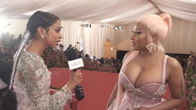 Nicki Minaj Vogue Interview at Met Gala 2019