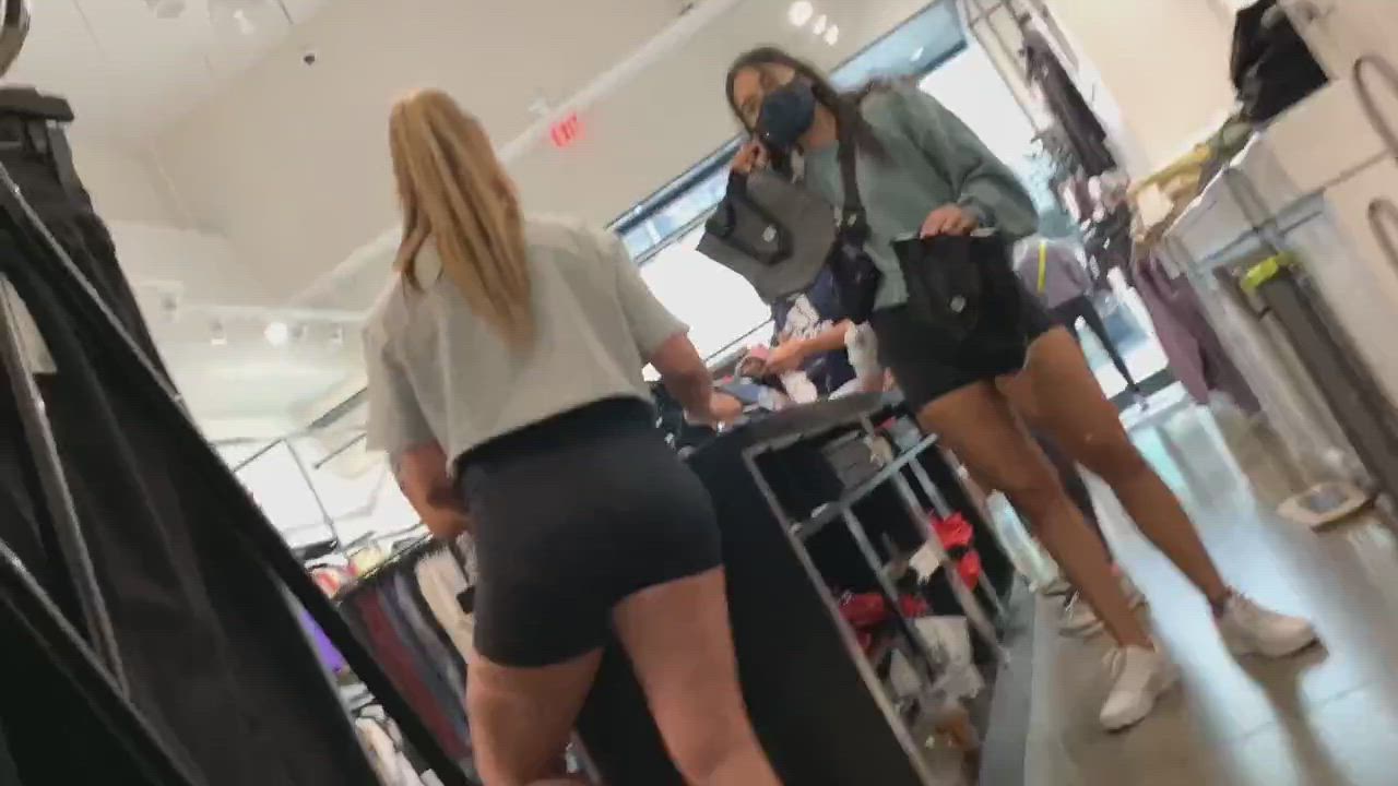 Ass Candid Spandex clip