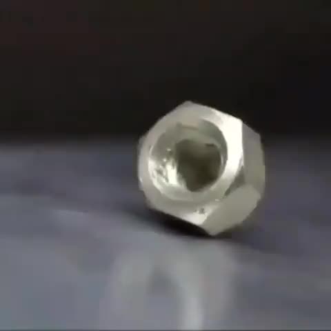 Nut turned into a ring