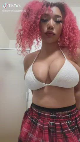 big tits cleavage sweet little squishes clip