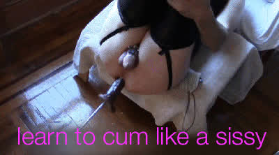 cumshot fuck machine hands free sissy clip