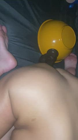 (Part 4/4) The Mrs cums hard on her robotic dildo while servicing Sir’s cock