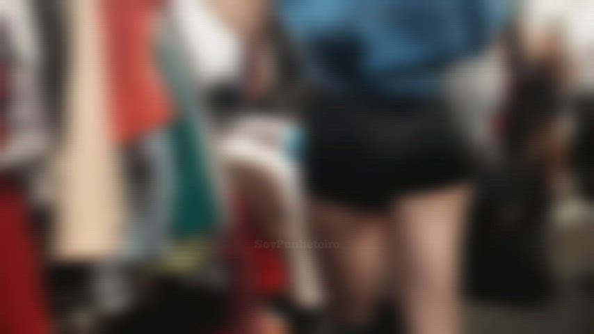 ass candid fetish hidden cam shorts teen tight voyeur white girl clip