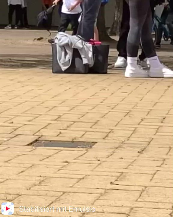 Ass Hidden Cam Leggings Schoolgirl clip