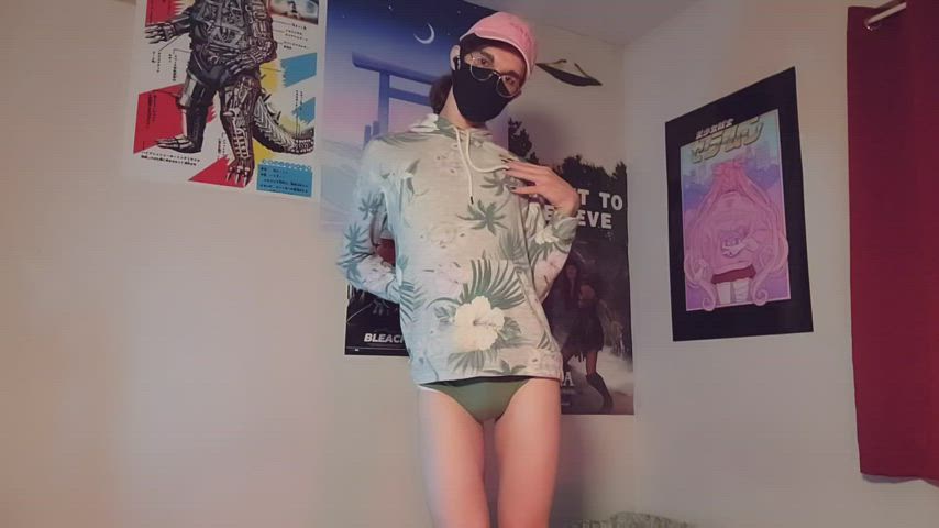 femboy panties tease clip