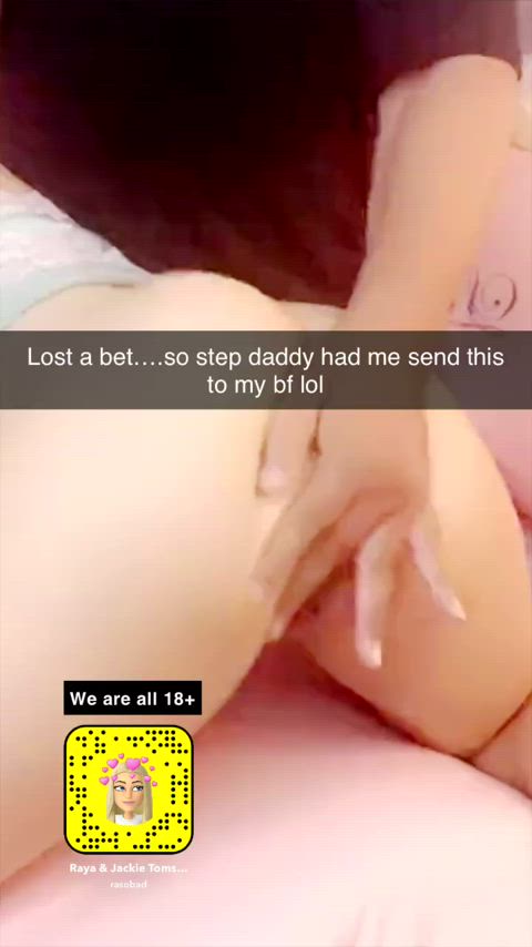 Step daddy loves making a cuck out of my bf