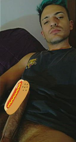do you wanna eat a hot dog?