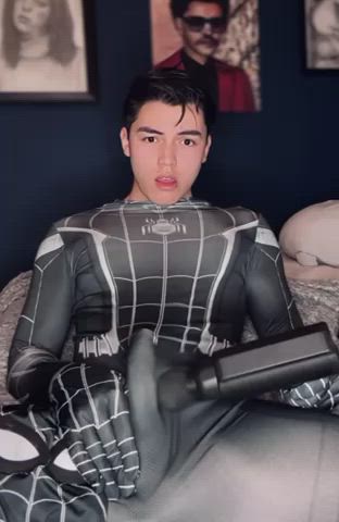 I’m getting my Spider-Man suit a little sticky 🕸️