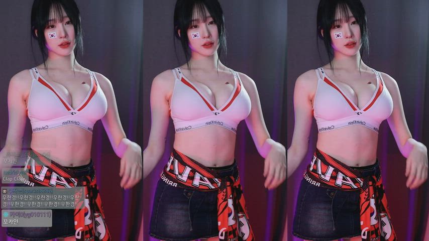 asian big tits dancing korean clip